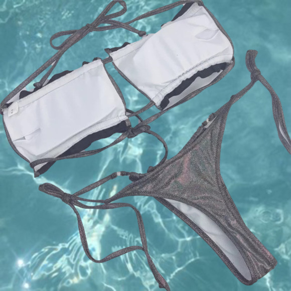 copy - 2 Piece Sparkle Bikini - Picture 2 of 6